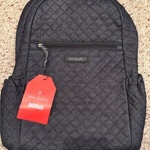 Vera Bradley Charcoal Quilted Backpack
